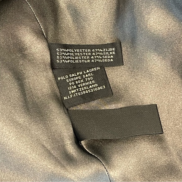 Ralph Lauren Black Label Y2K Vintage Corset Silk Mini Strapless Dress Sz 4 Gray - Picture 2 of 13